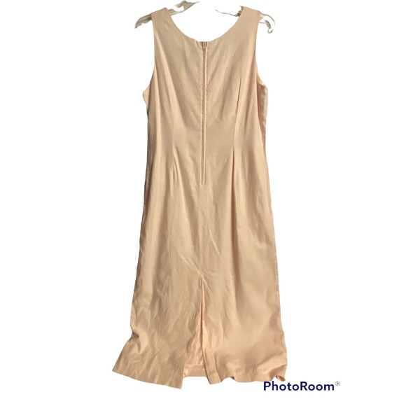 Samantha Rose Linen Dress/Jacket Set Size Missy 16 - Picture 3 of 11